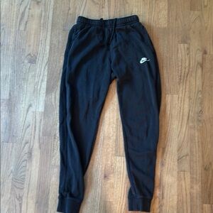 Nike Black Jogger Sweatpants with Elastic Waistband- adult small